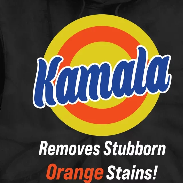 Kamala Removes Stubborn Orange Stains Tie Dye Hoodie