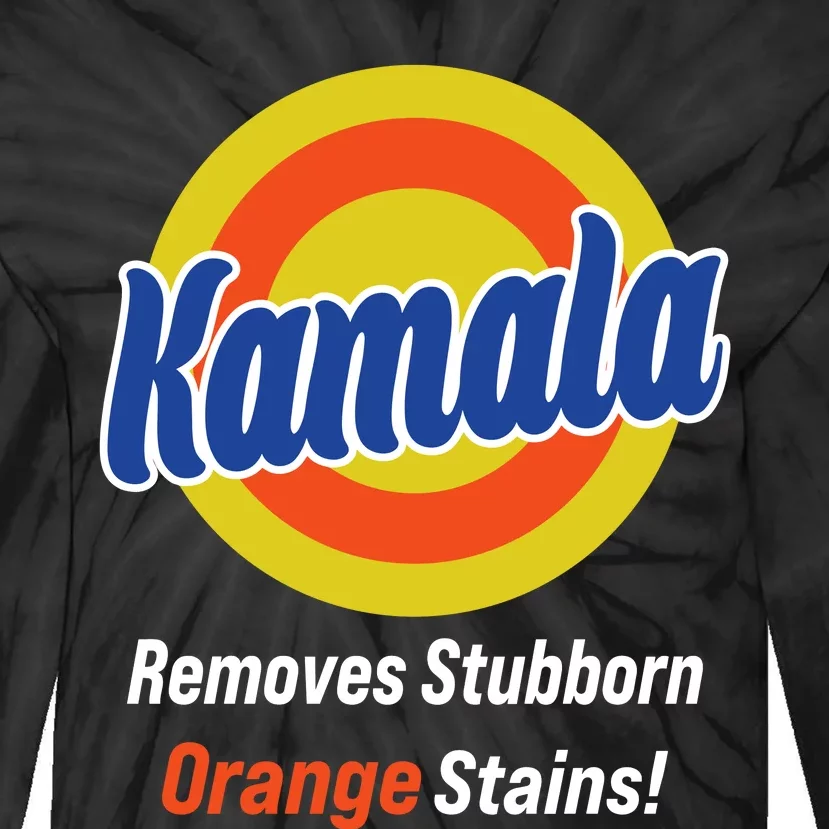 Kamala Removes Stubborn Orange Stains Tie-Dye Long Sleeve Shirt