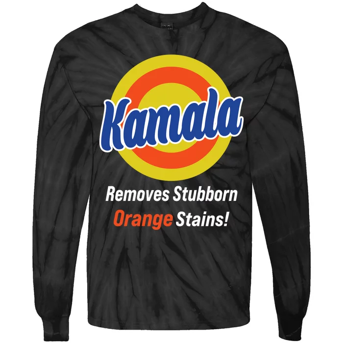 Kamala Removes Stubborn Orange Stains Tie-Dye Long Sleeve Shirt