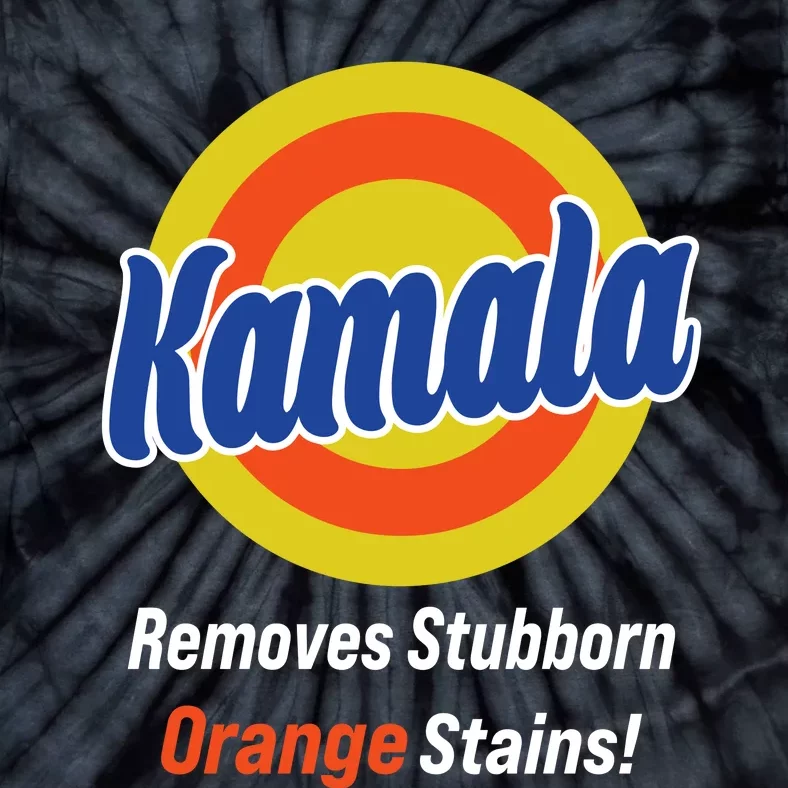 Kamala Removes Stubborn Orange Stains Tie-Dye T-Shirt