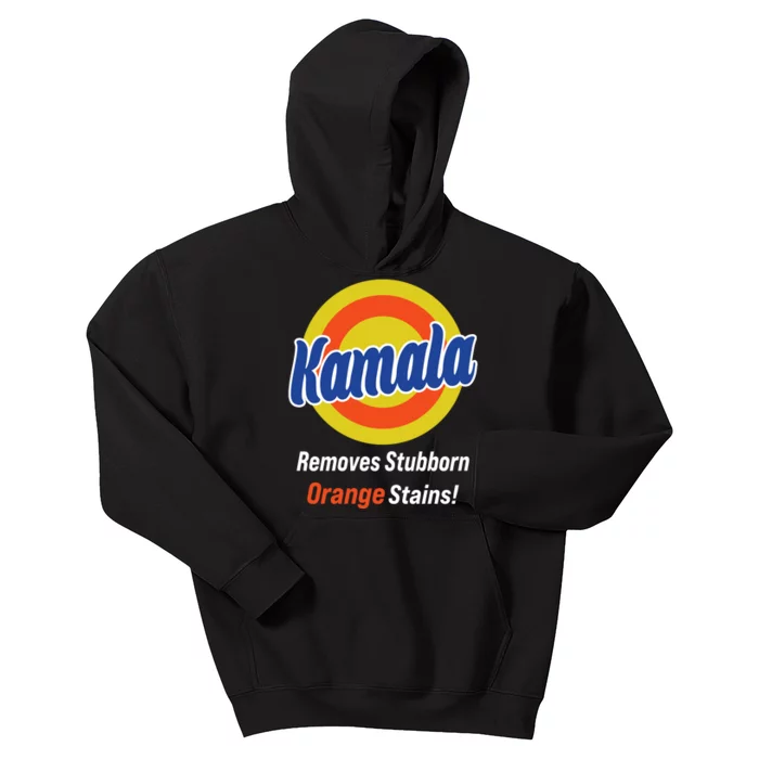 Kamala Removes Stubborn Orange Stains Kids Hoodie