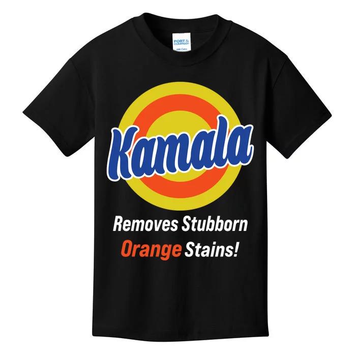 Kamala Removes Stubborn Orange Stains Kids T-Shirt