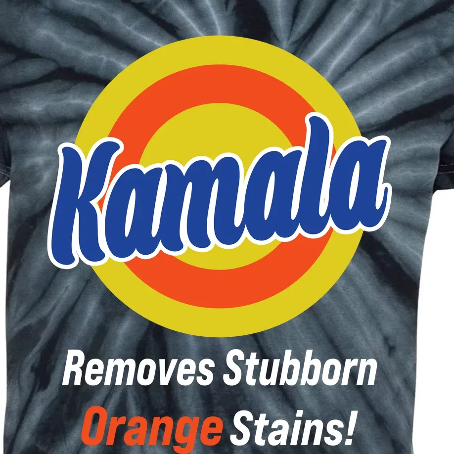 Kamala Removes Stubborn Orange Stains Kids Tie-Dye T-Shirt