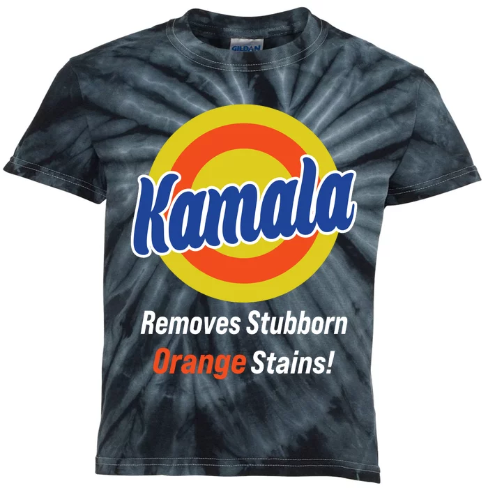 Kamala Removes Stubborn Orange Stains Kids Tie-Dye T-Shirt