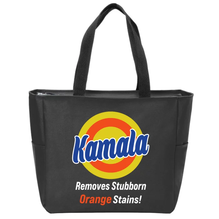 Kamala Removes Stubborn Orange Stains Zip Tote Bag