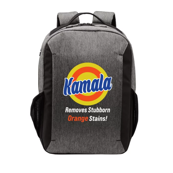 Kamala Removes Stubborn Orange Stains Vector Backpack