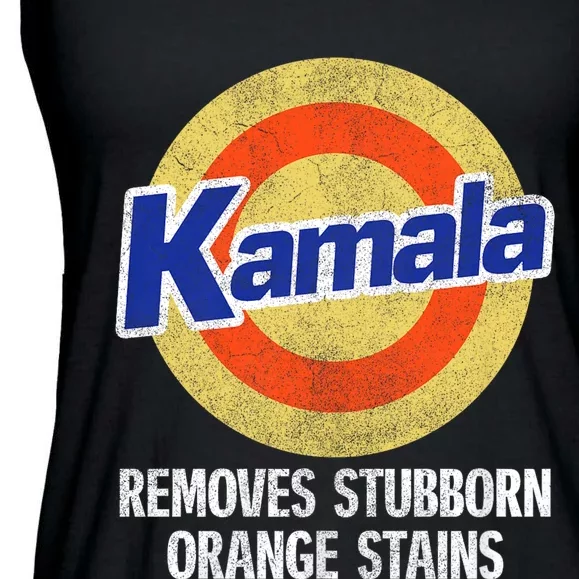 Kamala Removes Stubborn Orange Stains Kamala Harris 2024 Ladies Essential Flowy Tank