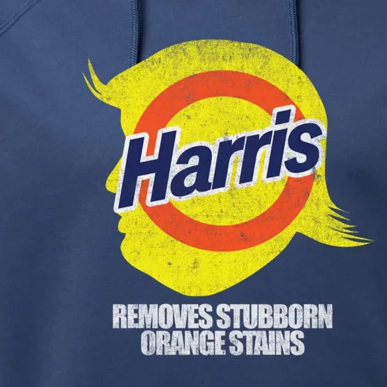 Kamala Removes Stubborn Orange Stains Kamala Harris 2024 Meaningful Gift Performance Fleece Hoodie