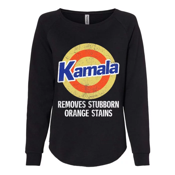 Kamala Removes Stubborn Orange Stains Kamala Harris 2024 Womens California Wash Sweatshirt