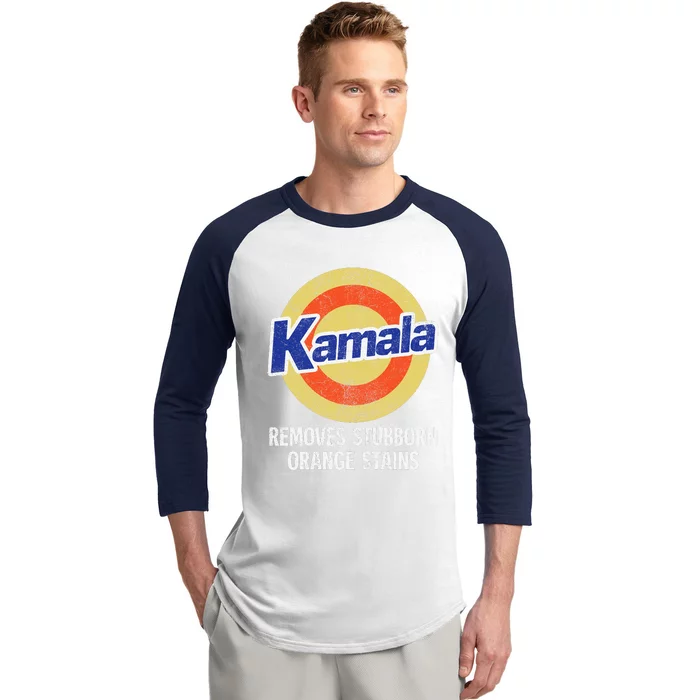 Kamala Removes Stubborn Orange Stains Kamala Harris 2024 Baseball Sleeve Shirt