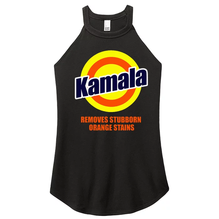 Kamala Removes Stubborn Orange Stains Funny Democrat Women’s Perfect Tri Rocker Tank