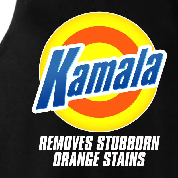 Kamala Removes Stubborn Orange Stains Vote Kamala Harris 2024 Ladies Tri-Blend Wicking Tank