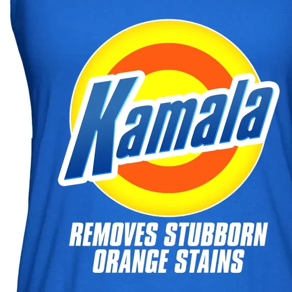 Kamala Removes Stubborn Orange Stains Vote Kamala Harris 2024 Ladies Essential Flowy Tank