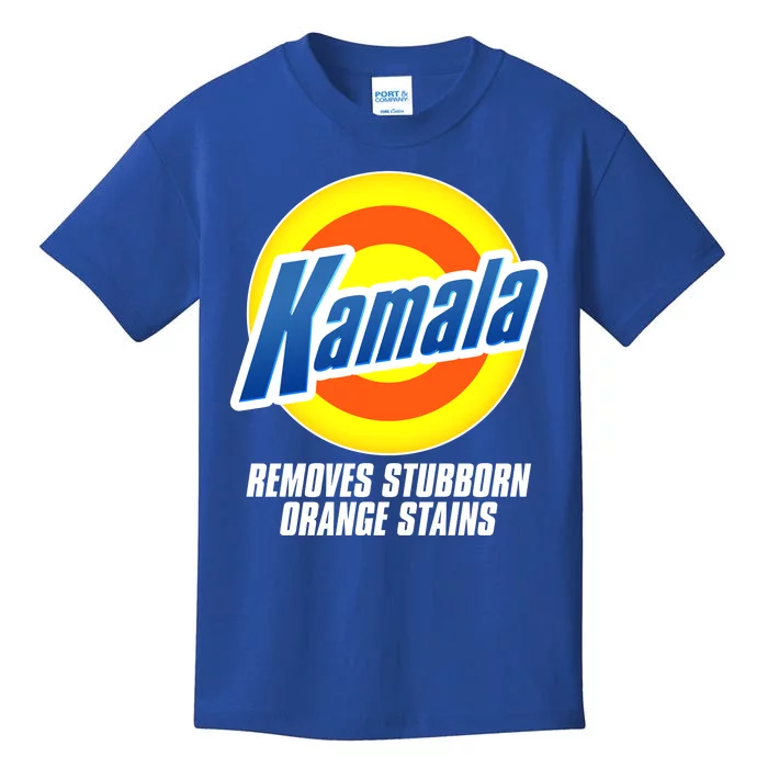 Kamala Removes Stubborn Orange Stains Vote Kamala Harris 2024 Kids T-Shirt