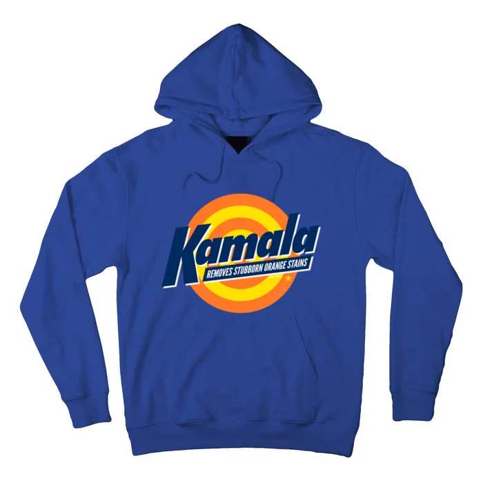 Kamala Removes Stubborn Orange Stains Politics Soap Bullseye Gift Tall Hoodie