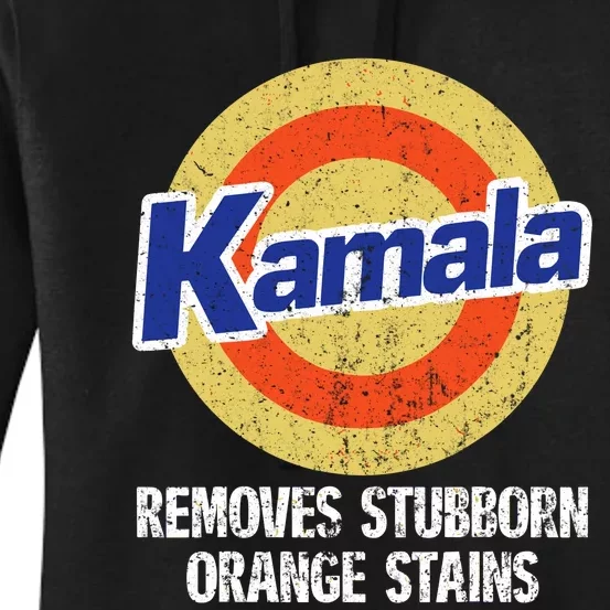 Kamala Removes Stubborn Orange Stains Kamala Harris 2024 Women's Pullover Hoodie