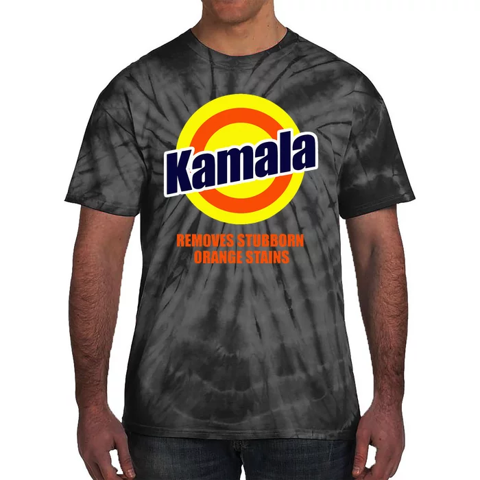 Kamala Removes Stubborn Orange Stains Funny Democrat Tie-Dye T-Shirt