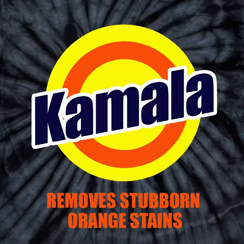 Kamala Removes Stubborn Orange Stains Funny Democrat Tie-Dye T-Shirt