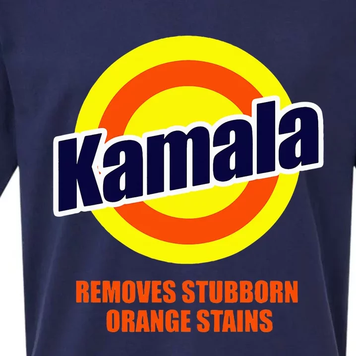 Kamala Removes Stubborn Orange Stains Funny Democrat Sueded Cloud Jersey T-Shirt