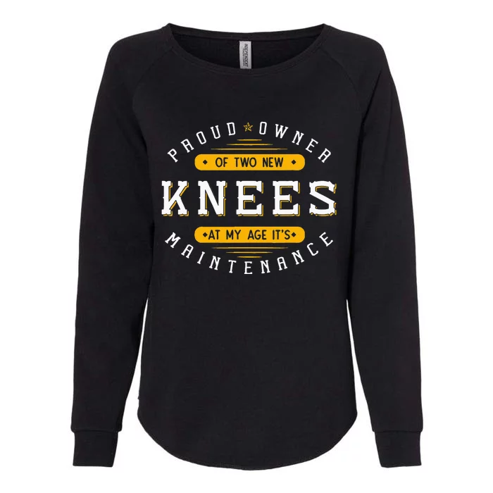 Knee Replacement Surgery Arthroplasty Artificial Joint TKR Womens California Wash Sweatshirt