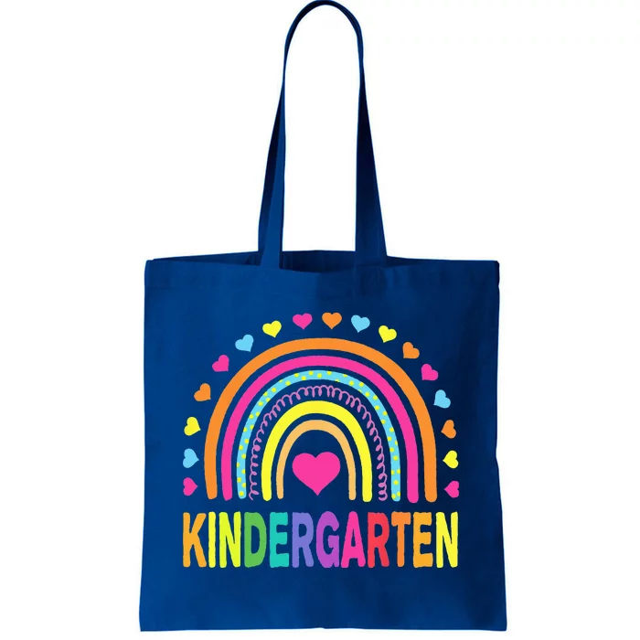 Kindergarten Rainbow Teacher Team Kinder Squad Tote Bag