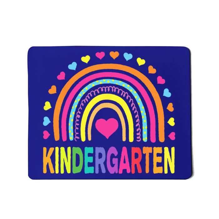 Kindergarten Rainbow Teacher Team Kinder Squad Mousepad