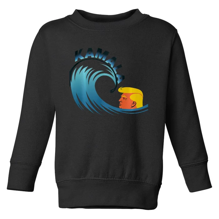 KamalaS Rising Tide Anti Trump A New Dawn Toddler Sweatshirt