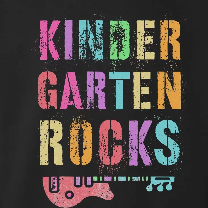 KINDERGARTEN ROCKS Teacher Crew Rock Star Kinder Team Toddler Hoodie