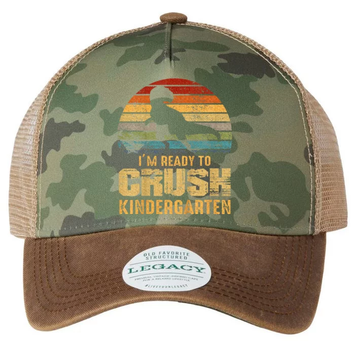 Kids Ready To Crush Kindergarten T Rex Dinosaur Legacy Tie Dye Trucker Hat