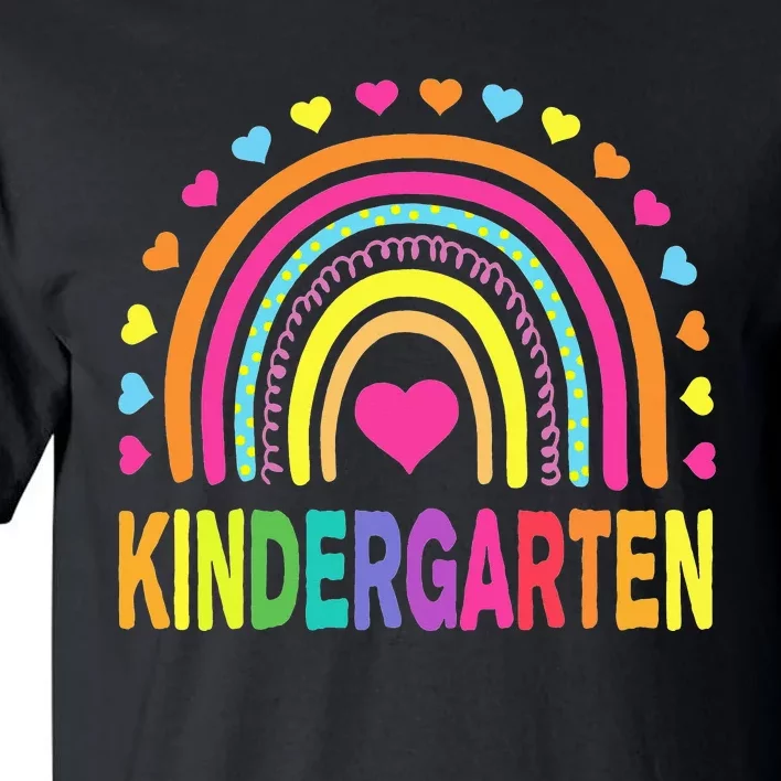 Kindergarten Rainbow Teacher Team Kinder Squad Tall T-Shirt