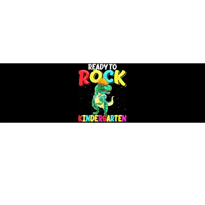 Kindergarten Ready To Rock Dinosaur Back To School Outfit Bumper Sticker