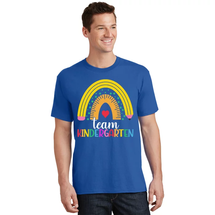 Kindergarten Rainbow Team Kindergarten Teacher Great Gift T-Shirt