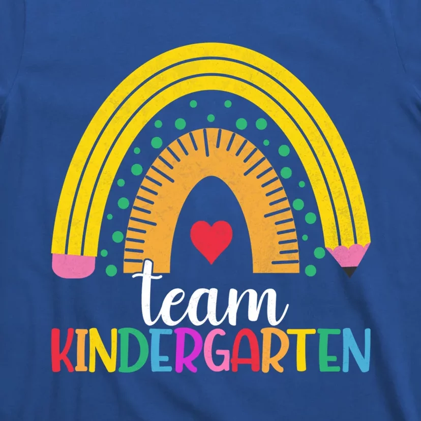 Kindergarten Rainbow Team Kindergarten Teacher Great Gift T-Shirt