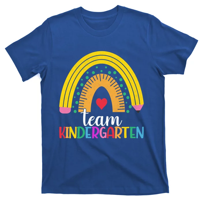 Kindergarten Rainbow Team Kindergarten Teacher Great Gift T-Shirt