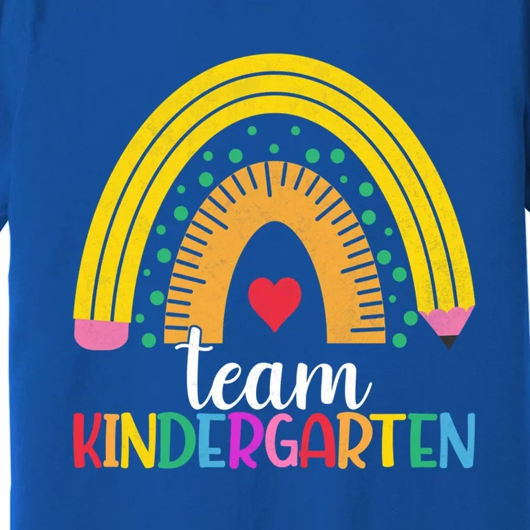 Kindergarten Rainbow Team Kindergarten Teacher Great Gift Premium T-Shirt