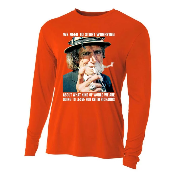 Keith Richards We Need To Start Worrying Cooling Performance Long Sleeve Crew