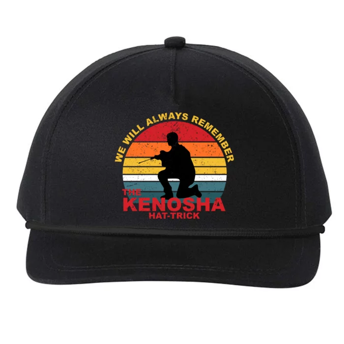 Kyle Rittenhouse We Will Always Remember The Kenosha Hat Trick Snapback Five-Panel Rope Hat