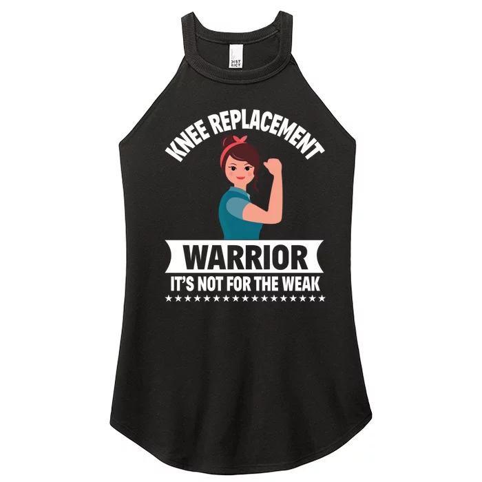 Knee Replacement Warrior Knee Surgery Recovery Get Well Gift Women’s Perfect Tri Rocker Tank