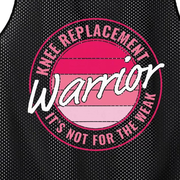 Knee Replacement Warrior Women Knee Surgery Mesh Reversible Basketball Jersey Tank