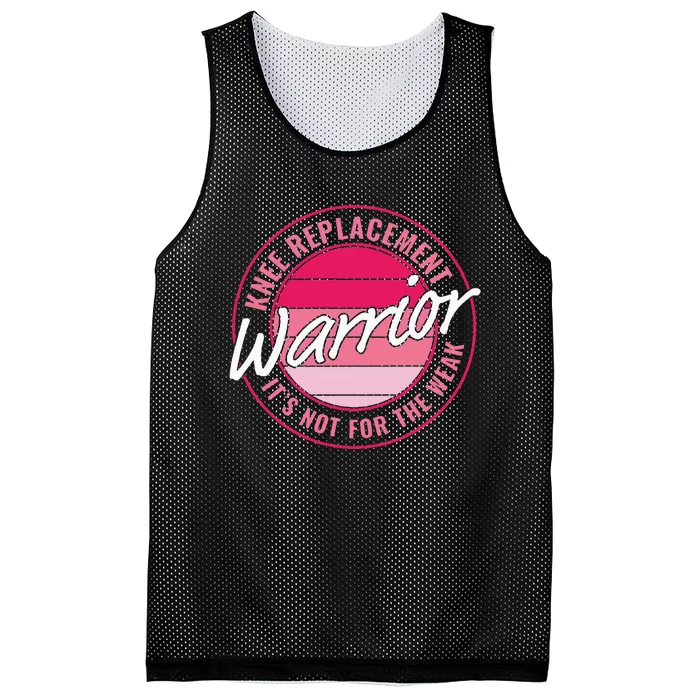 Knee Replacement Warrior Women Knee Surgery Mesh Reversible Basketball Jersey Tank