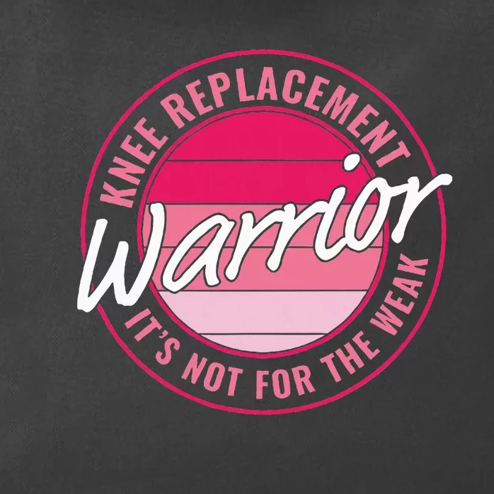 Knee Replacement Warrior Women Knee Surgery Zip Tote Bag