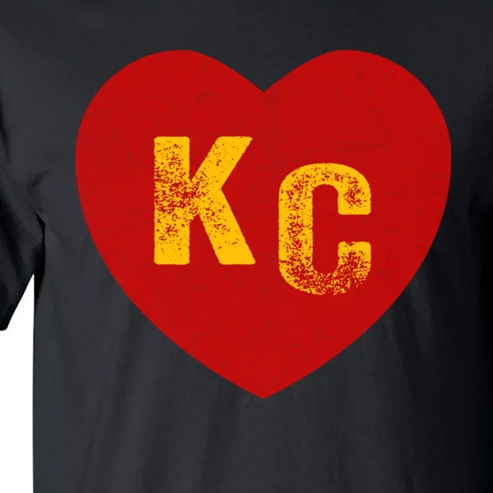 KC Red & Yellow Heart Kansas City Red/yellow heart kc red kc Tall T-Shirt