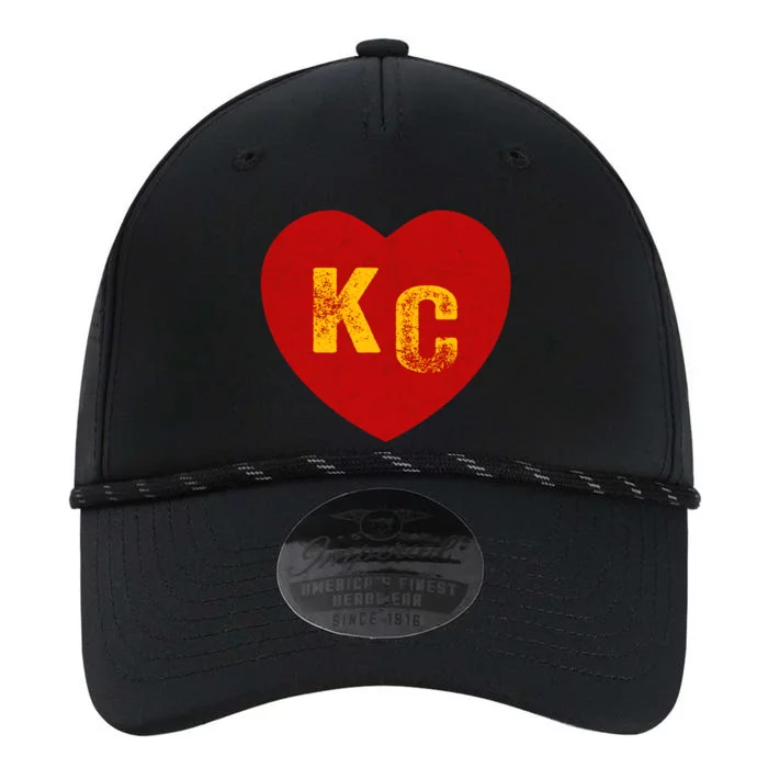 KC Red & Yellow Heart Kansas City Red/yellow heart kc red kc Performance The Dyno Cap