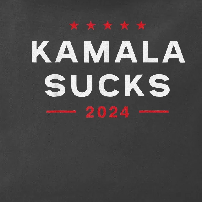 Kamala Sucks 2024 Anti Kamala Zip Tote Bag