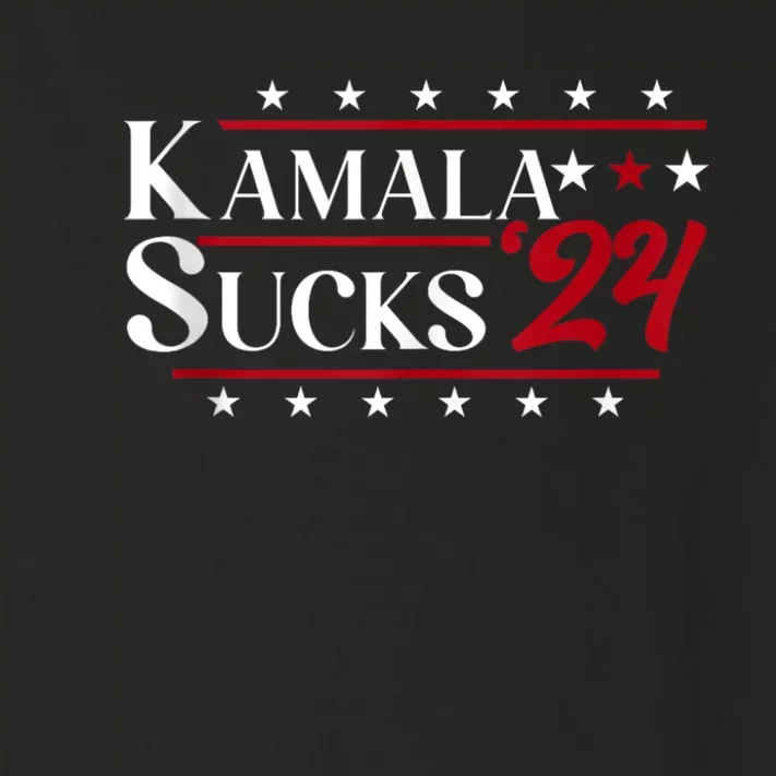 Kamala Sucks 2024 Kamala Harris Toddler Long Sleeve Shirt