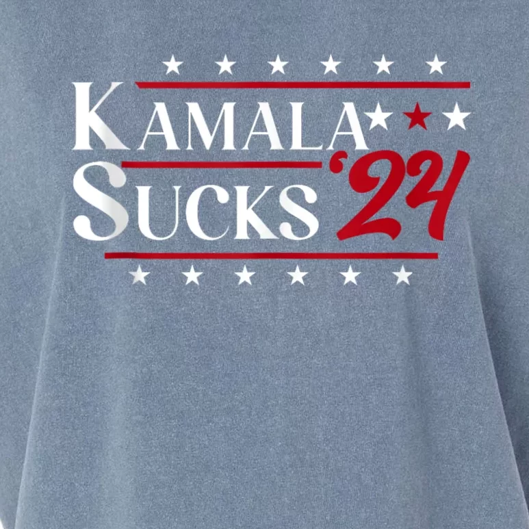 Kamala Sucks 2024 Kamala Harris Garment-Dyed Women's Muscle Tee