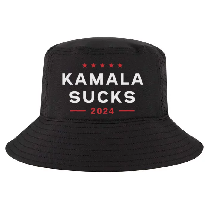 Kamala Sucks 2024 Anti Kamala Harris Cool Comfort Performance Bucket Hat