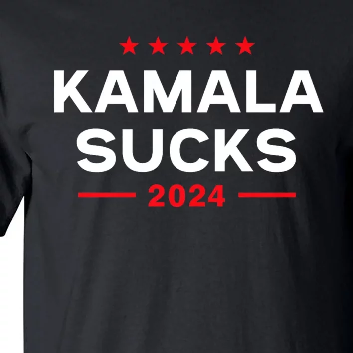 Kamala Sucks 2024 Anti Kamala Harris Tall T-Shirt