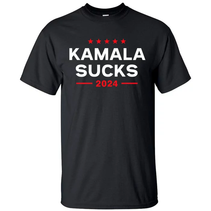 Kamala Sucks 2024 Anti Kamala Harris Tall T-Shirt