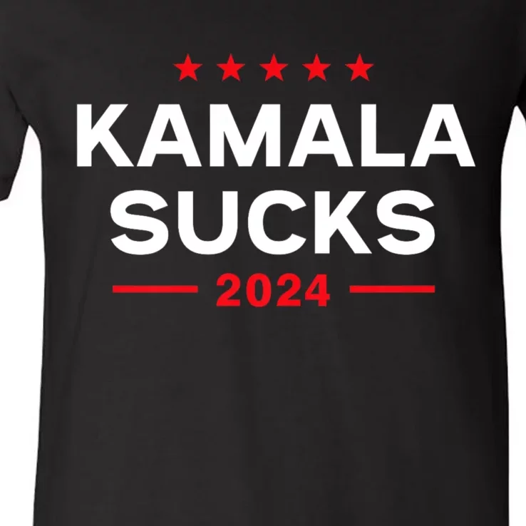 Kamala Sucks 2024 Anti Kamala Harris V-Neck T-Shirt